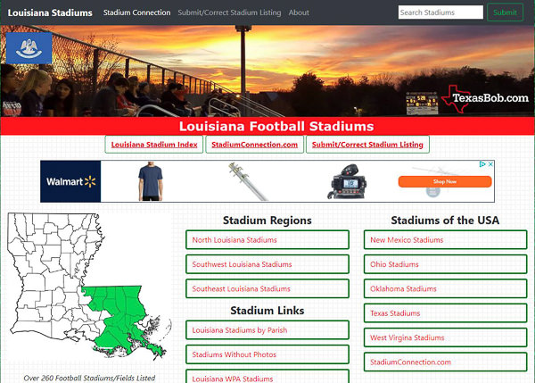 Louisiana Stadiums